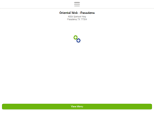 Tablet Screenshot of orientalwokpasadena.com